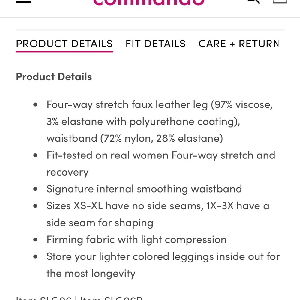 Commando leggings Faux Leather Croc-Embossed size Large LIKE NEW brown - Picture 17 of 17